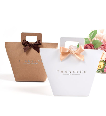 Hand Kraft Paper Hot Stamping Packaging Gift Bag